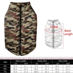 Winter Waterproof Camouflage Dog Coat for Large Dogs – Warm Windproof Cotton Pet Jacket for Autumn & Winter - Image 6
