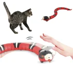 Smart Sensing Interactive Snake Toy for Cats & Dogs – Automatic Electronic Teasing Toy, USB Rechargeable Pet Play Toy