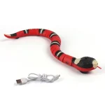 Smart Sensing Interactive Snake Toy for Cats & Dogs – Automatic Electronic Teasing Toy, USB Rechargeable Pet Play Toy - Image 2